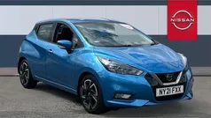 Blue Used 2021 Nissan Micra Acenta Hatchback | £9,999 (Fair price)