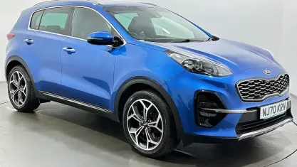 Used Kia Sportage GT-Line 177 HP (130 kW) 2021 Blue SUV