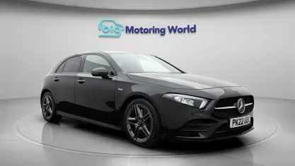 Used Mercedes A250 AMG line 224 HP (164 kW) 2022 Black Hatchback