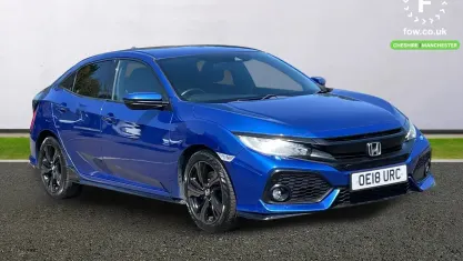 Used Honda Civic Sport 182 HP (133 kW) 2018 Blue Hatchback