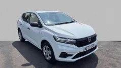 White Used 2022 Dacia Sandero Essentiel Hatchback | £9,480 (Fair price)