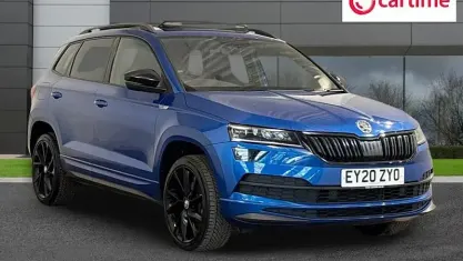Used Skoda Karoq SportLine 150 HP (110 kW) 2020 Blue SUV