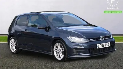 Used VW Golf VII GTD 184 HP (135 kW) 2018 Blue Hatchback
