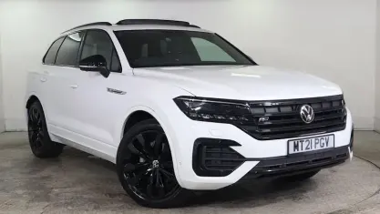 Used VW Touareg Black Edition 286 HP (210 kW) 2021 White SUV