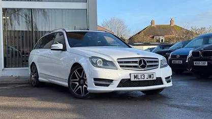 White Used 2012 Mercedes C250 AMG Estate | £7,995 (Fair price)