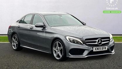 Begagnad Mercedes C220 Active 170 HK (125 kW) 2018 Grå Sedan