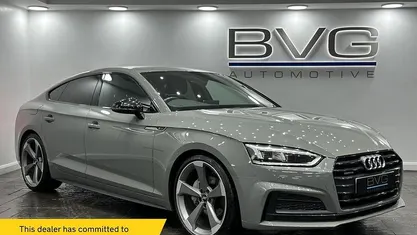 Grey Used 2019 Audi A5 Sportback Black Edition Hatchback | £18,994 (Fair price)