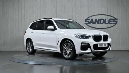 Begagnad BMW X3 M Sport 190 HK (139 kW) 2019 Vit SUV