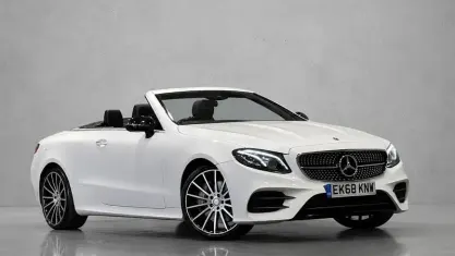 Used Mercedes E350 AMG Line Premium Plus 258 HP (189 kW) 2018 White Cabriolet