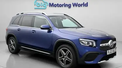 Used Mercedes GLB200 AMG line 163 HP (119 kW) 2022 Blue SUV
