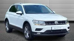 Pure white Used 2019 VW Tiguan Match SUV | £15,795 (Fair price)
