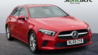 Used Mercedes A180 136 HP (100 kW) 2021 Red Hatchback