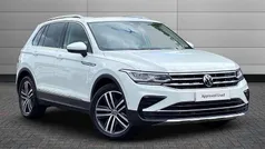 White Used 2021 VW Tiguan Elegance SUV | £24,095 (Fair price)