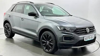 Used VW T-Roc Black Edition 110 HP (80 kW) 2021 Grey SUV