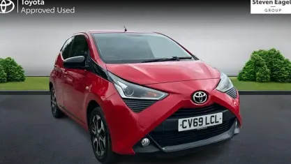 Used Toyota Aygo Trend 72 HP (52 kW) 2019 Red Hatchback