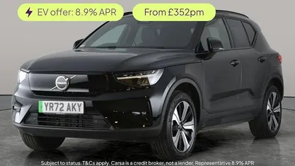 Black Used 2022 Volvo XC40 Plus SUV | £22,467 (Fair price)
