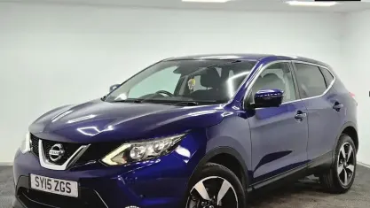 Used Nissan Qashqai N-TEC 116 HP (85 kW) 2015 Blue SUV