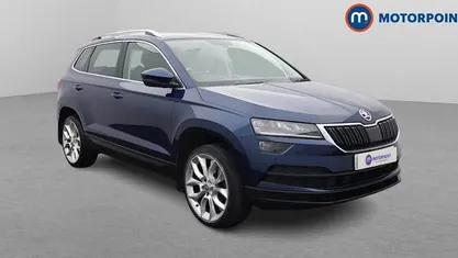 Used Skoda Karoq SE L 150 HP (110 kW) 2020 Blue SUV