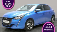 Blue Used 2021 Peugeot 208 Allure Hatchback | £11,504 (Fair price)