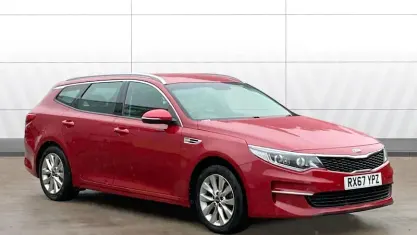 Used Kia Optima 141 HP (103 kW) 2017 Red Estate