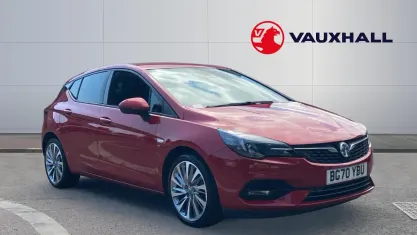 Used Vauxhall Astra SRi 145 HP (106 kW) 2020 Red Hatchback