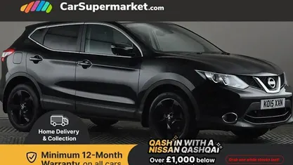Black Used 2015 Nissan Qashqai N-TEC SUV | £7,697 (Fair price)