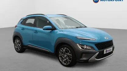 Gebraucht Hyundai Kona Premium 141 PS (103 kW) 2021 Blau SUV
