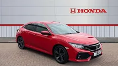 Red Used 2018 Honda Civic SR Hatchback | £11,334 (Fair price)