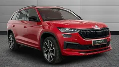Velvet red metallic Used 2022 Skoda Kodiaq SportLine SUV | £30,500 (Fair price)