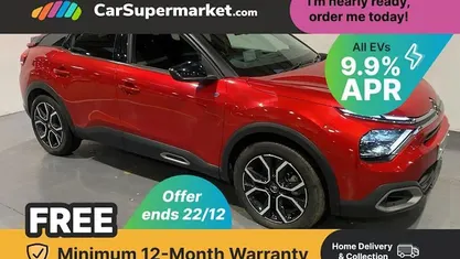 Red Used 2022 Citroën e-C4 Shine Hatchback | £12,597 (Fair price)