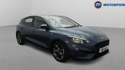 Used Ford Focus ST-Line 125 HP (91 kW) 2021 Blue Hatchback