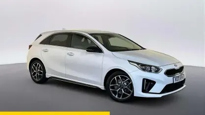 Used Kia Ceed GT-Line 120 HP (88 kW) 2021 White Hatchback