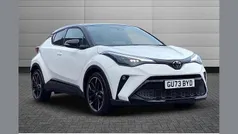 Platinum white Used 2023 Toyota C-HR Sport SUV | £22,795 (Fair price)