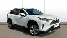 White Used 2021 Toyota RAV4 Hybrid Design SUV | £24,327 (Fair price)