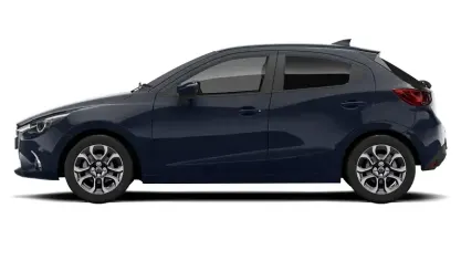 Used Mazda 2 90 HP (66 kW) 2017 Blue Hatchback