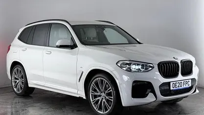 White Used 2020 BMW X3 M Sport SUV | £23,500 (Fair price)