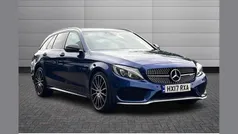 Brilliant blue Used 2017 Mercedes C43 AMG Premium Plus Estate | £20,870 (Good price)