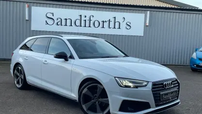 Used Audi A4 Black Edition 150 HP (110 kW) 2019 White Estate