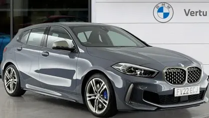 Used BMW M135 306 HP (225 kW) 2022 Blue Hatchback