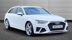 White Used 2023 Audi A4 S-Line Estate | £28,195 (Fair price)
