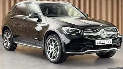 Used Mercedes GLC300 AMG line 320 HP (235 kW) 2022 Black SUV