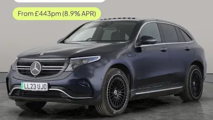 Used Mercedes EQC400 AMG line 300 kW (408 HP) 2023 Blue SUV
