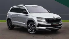 Brilliant silver metallic Used 2025 Skoda Karoq SportLine SUV | £29,695 (Fair price)