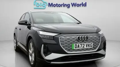 Used Audi Q4 e-tron S-Line 150 kW (204 HP) 2022 Black SUV