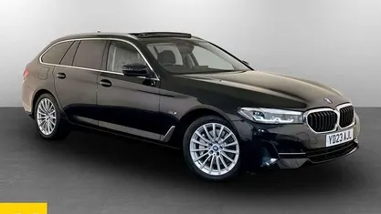 Black Used 2023 BMW 530e Comfort Edition Estate | £27,795 (Fair price)