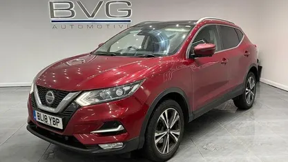 Red Used 2018 Nissan Qashqai N-Connecta SUV | £8,994 (Fair price)