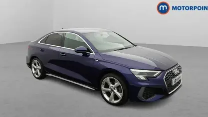Used Audi A3 S-Line 150 HP (110 kW) 2023 Blue Sedan