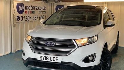 Begagnad Ford Edge Titanium 211 HK (155 kW) 2017 Vit SUV
