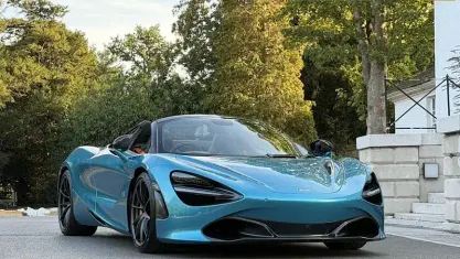 Used McLaren 720S 721 HP (530 kW) 2020 Blue Cabriolet