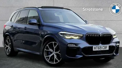 Used BMW X5 M Sport 265 HP (194 kW) 2019 Blue SUV